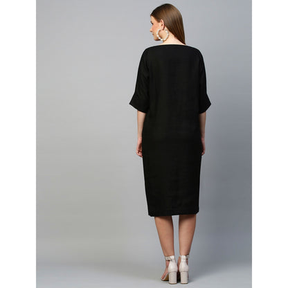 Echke Dress With Mid-Riff Tie-Up