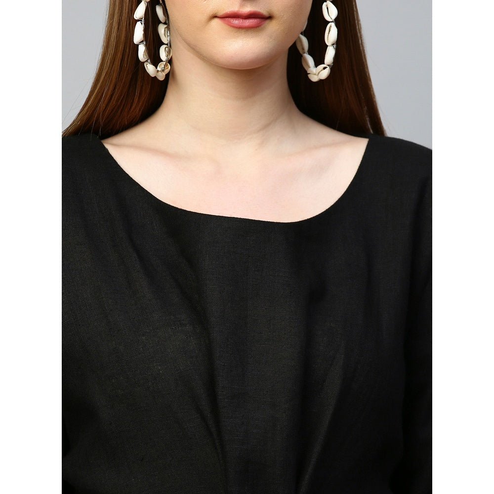 Echke Dress With Mid-Riff Tie-Up