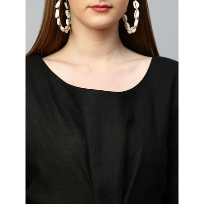 Echke Dress With Mid-Riff Tie-Up
