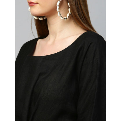Echke Dress With Mid-Riff Tie-Up