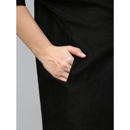 Echke Dress With Mid-Riff Tie-Up