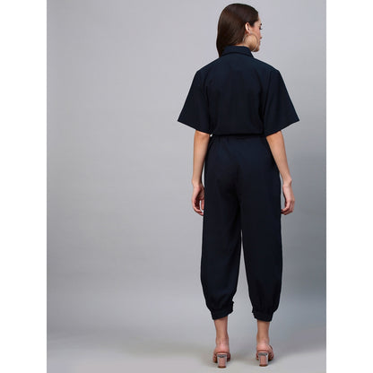 Echke Jumpsuit With Self Belt