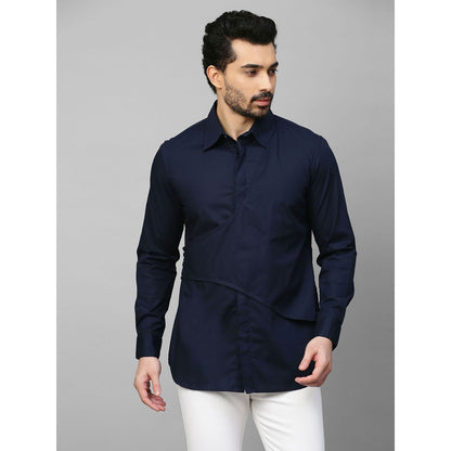 Echke Dark Blue Shirt with Harness Patch