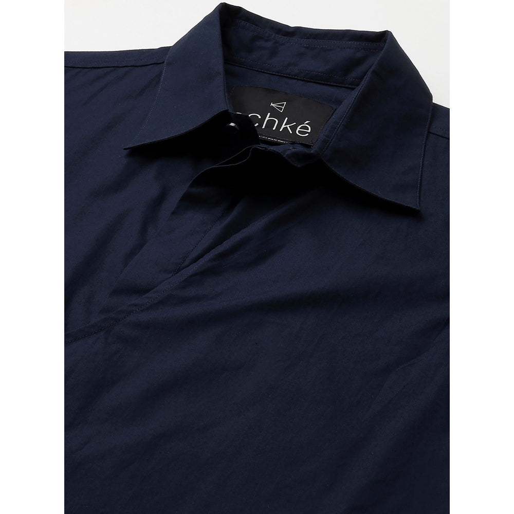 Echke Dark Blue Shirt with Harness Patch