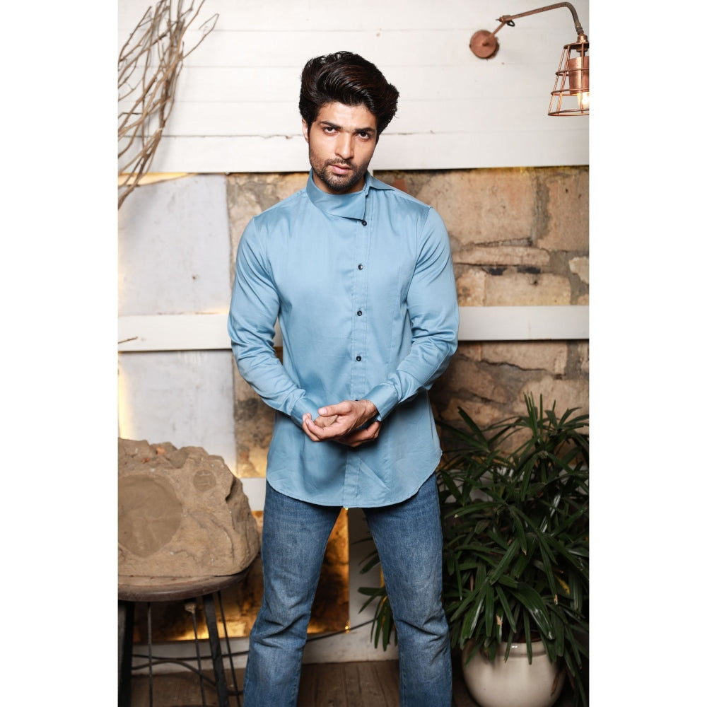 Echke Slate Blue Shirt