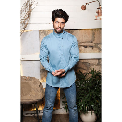 Echke Slate Blue Shirt