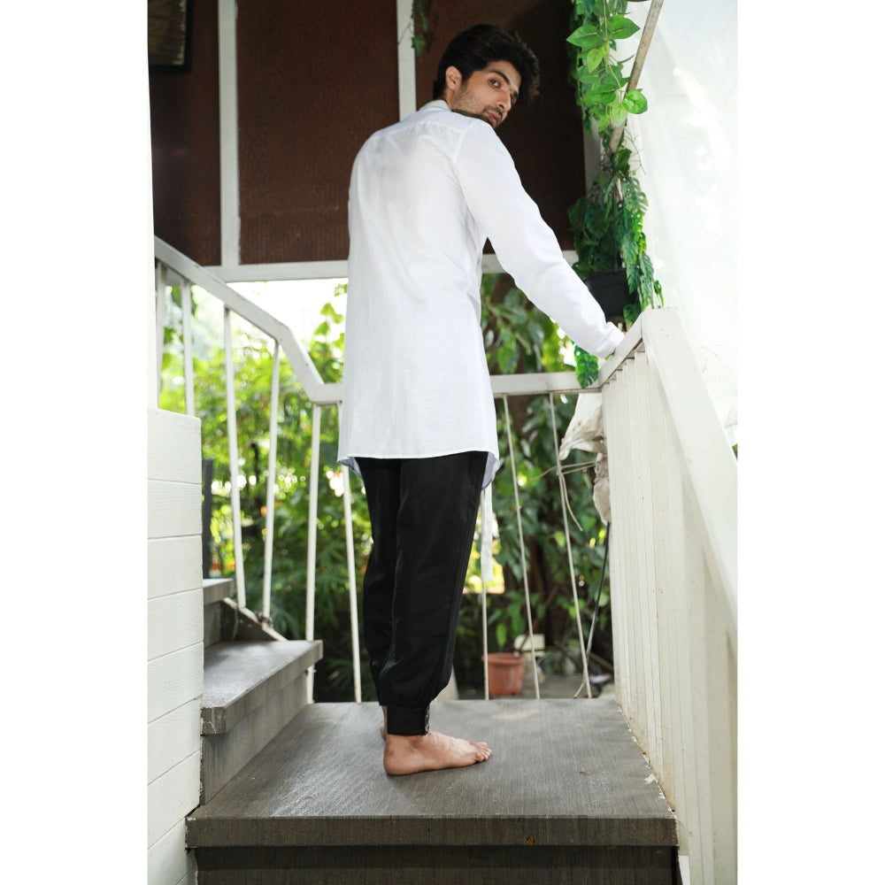 Echke White & Black Co-ord (Set of 2)