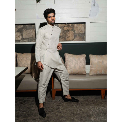Echke Ecru Linen Co-ord (Set of 2)