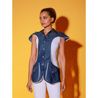 Echke Inverted Blue Jacket