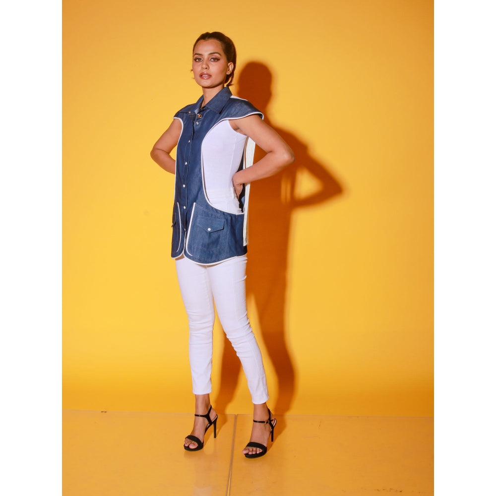 Echke Inverted Blue Jacket