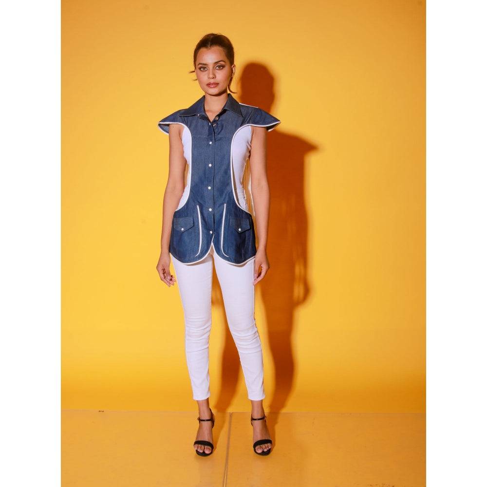 Echke Inverted Blue Jacket