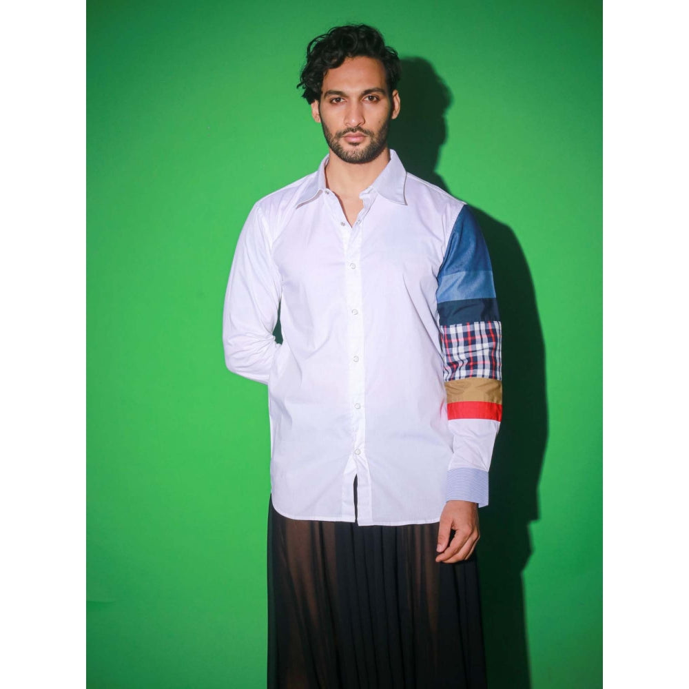 Echke White Checks Shirt