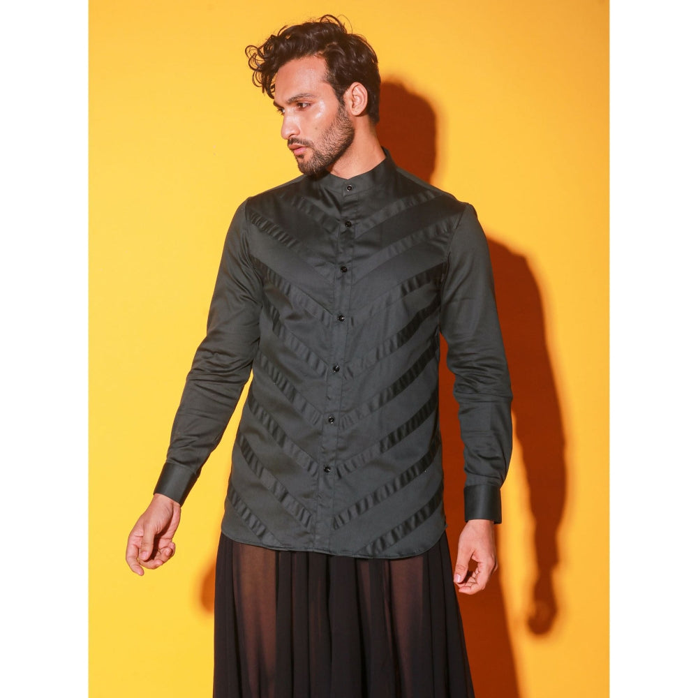 Echke Grey Solid Shirt