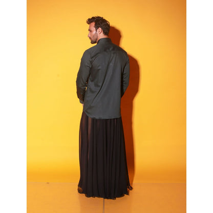 Echke Grey Solid Shirt