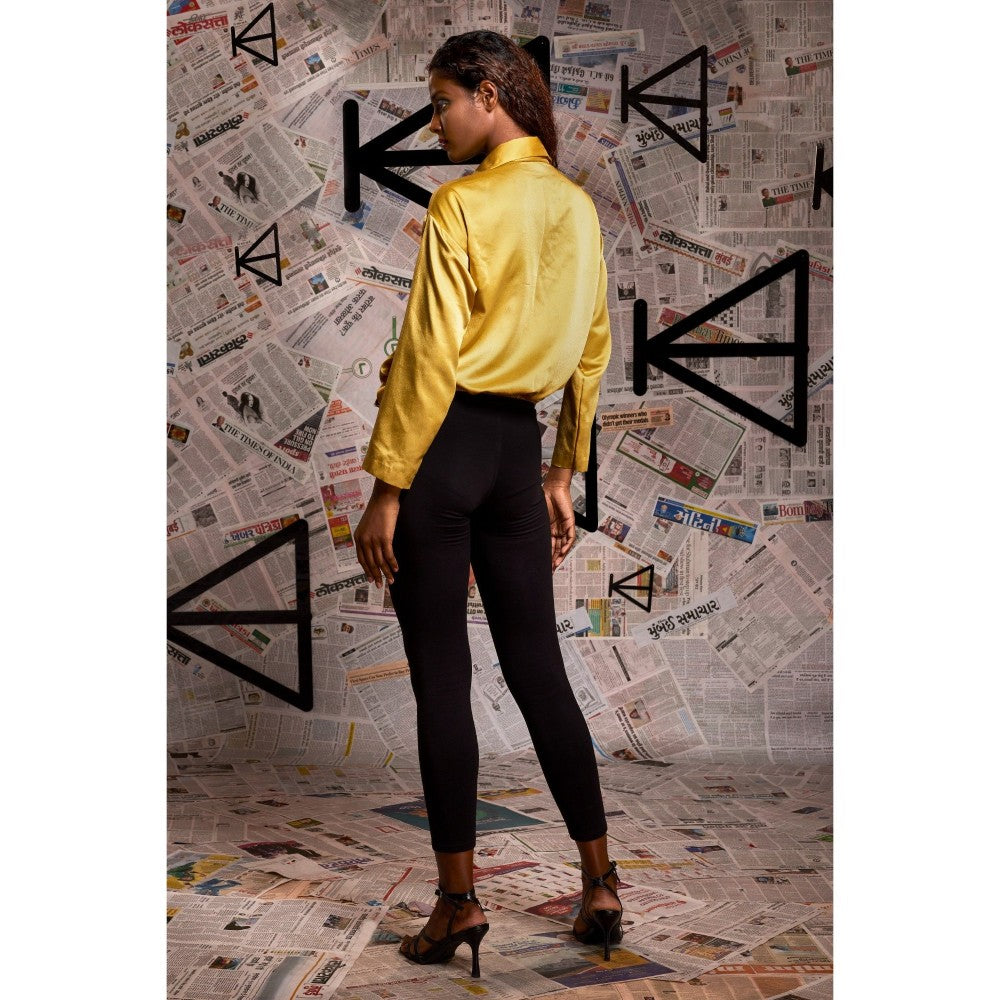 Echke Collar Neck Ballon Top