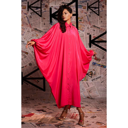 Echke Pink Fc Kaftan Dress
