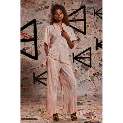 Echke Parallel Pink Co-Ord (Set of 2)