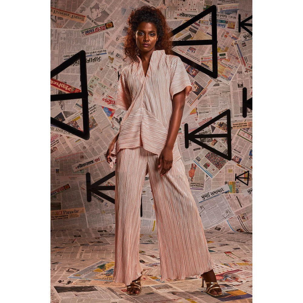 Echke Parallel Pink Co-Ord (Set of 2)