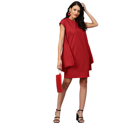 Echke Red Sleeveless Dress
