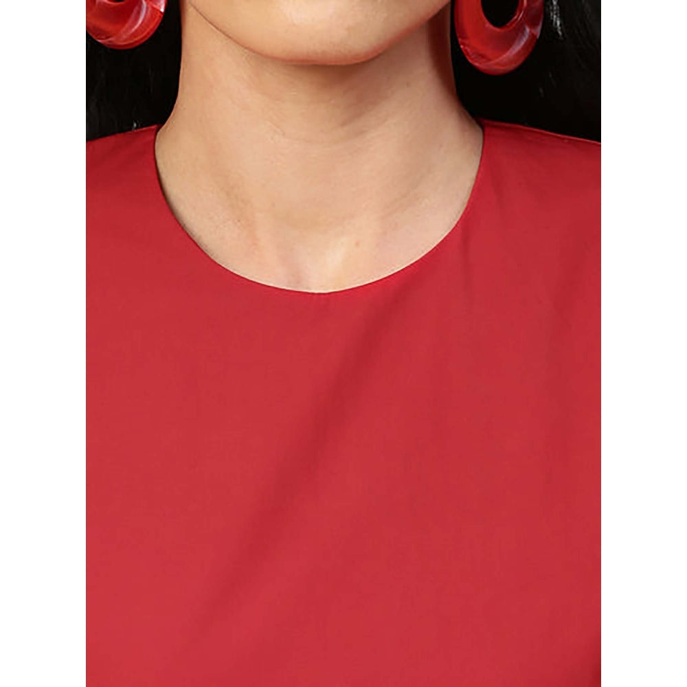 Echke Red Sleeveless Dress