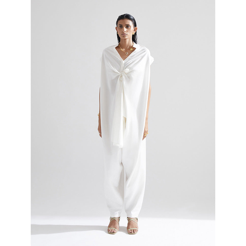 EchoStudio White Lily Jumpsuit