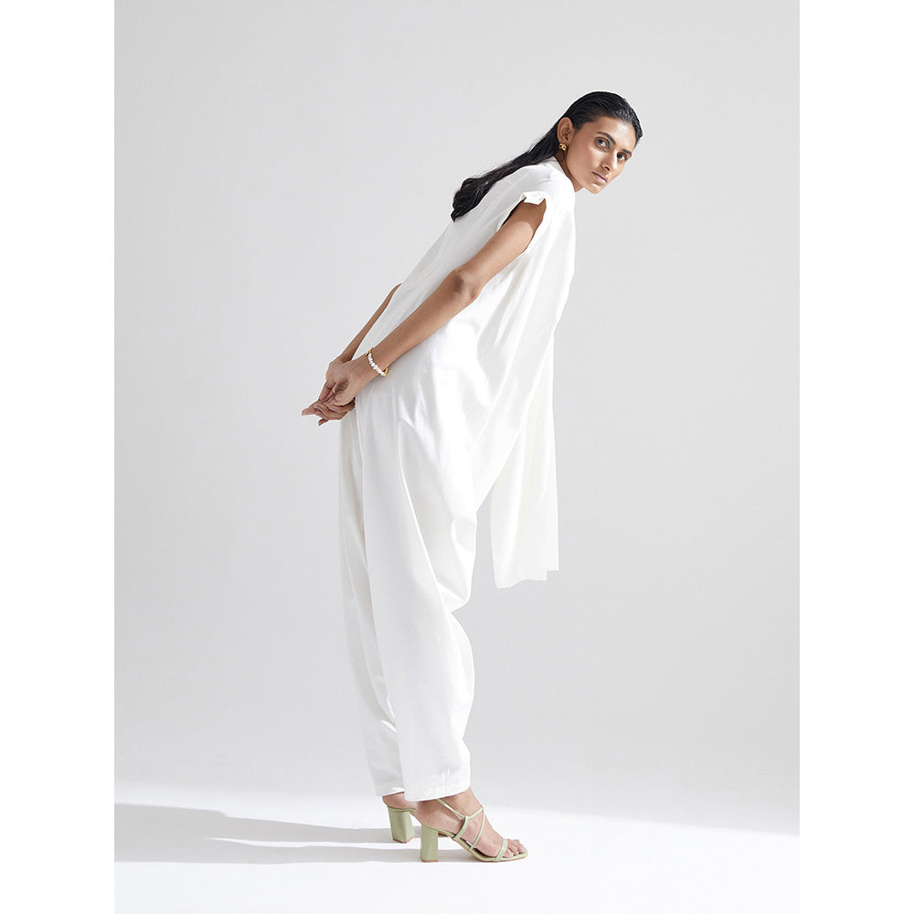 EchoStudio White Lily Jumpsuit