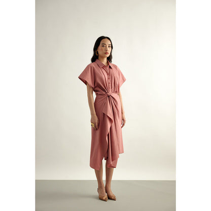 EchoStudio Petal Layered Dress