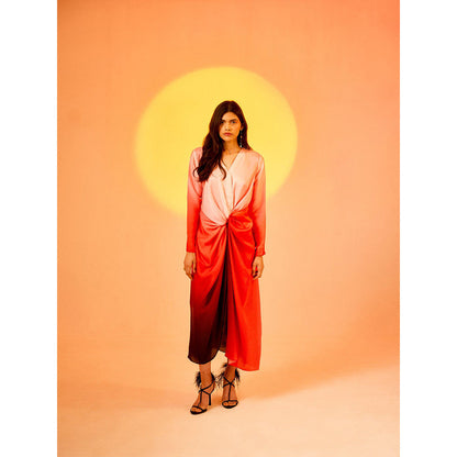 EchoStudio Rose A-Line Dress