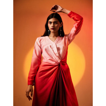 EchoStudio Rose A-Line Dress