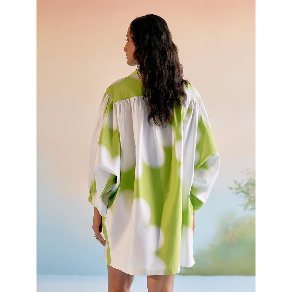 EchoStudio Green Carla Lily Dress