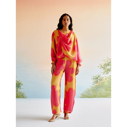 EchoStudio Orange Echo Ruby Co-Ord (Set of 2)