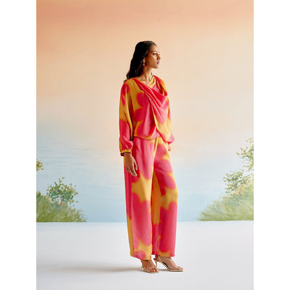 EchoStudio Orange Echo Ruby Co-Ord (Set of 2)