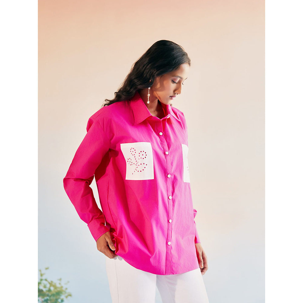 EchoStudio Pink Echo Flora Shirt