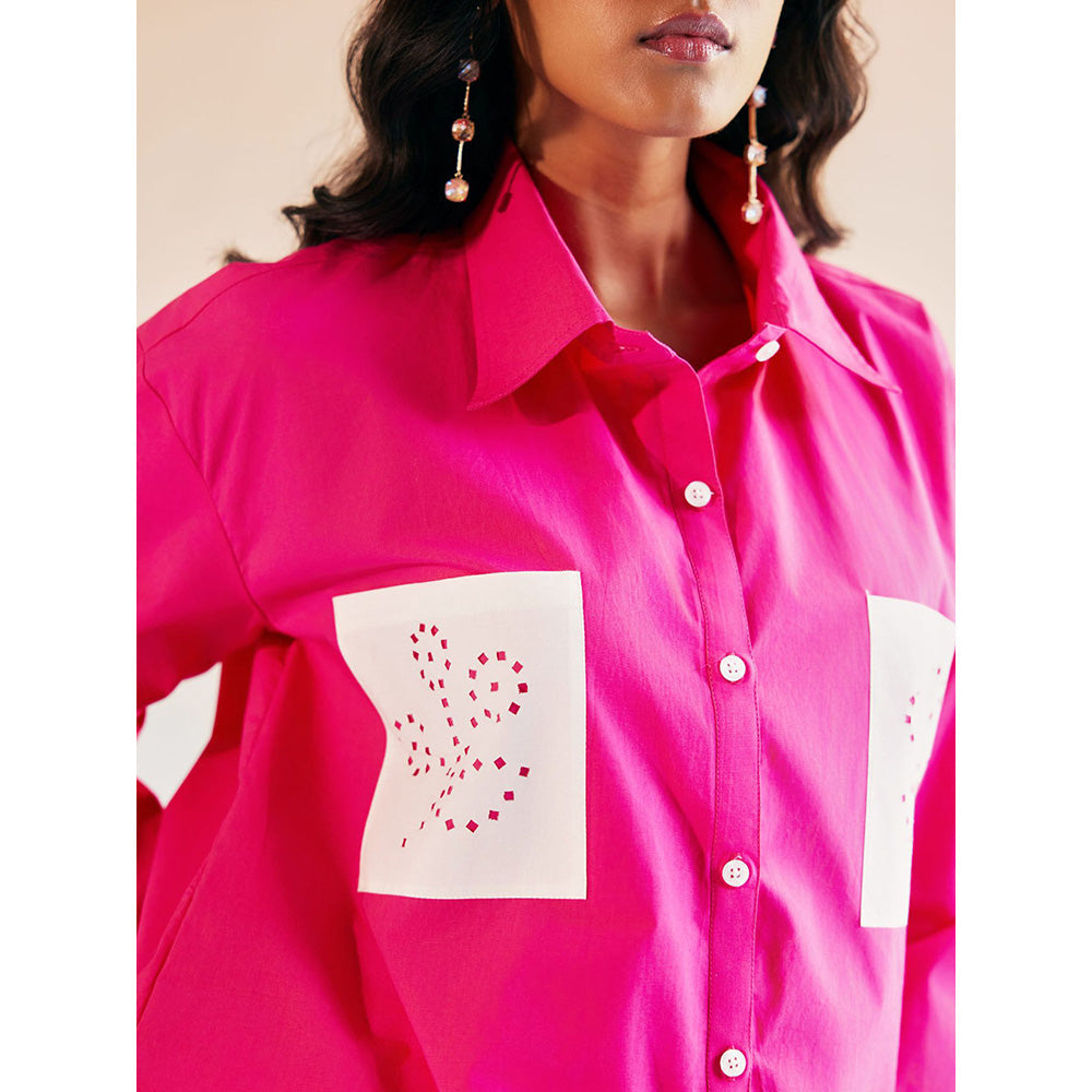 EchoStudio Pink Echo Flora Shirt