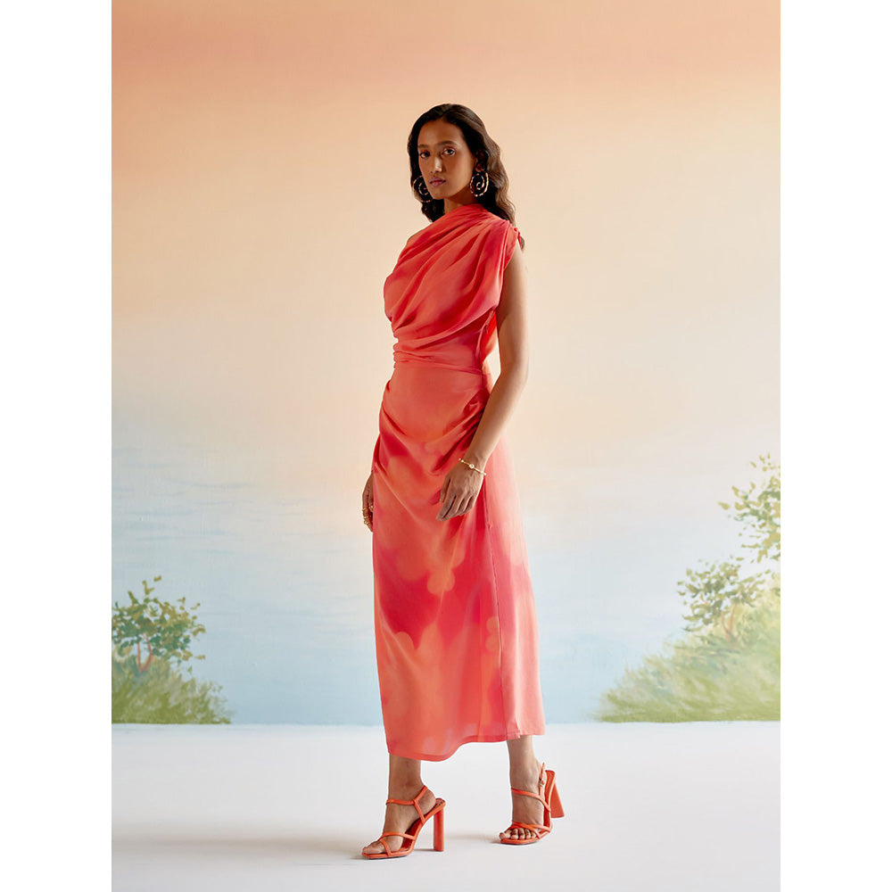 EchoStudio Peach Echo Juna Dress