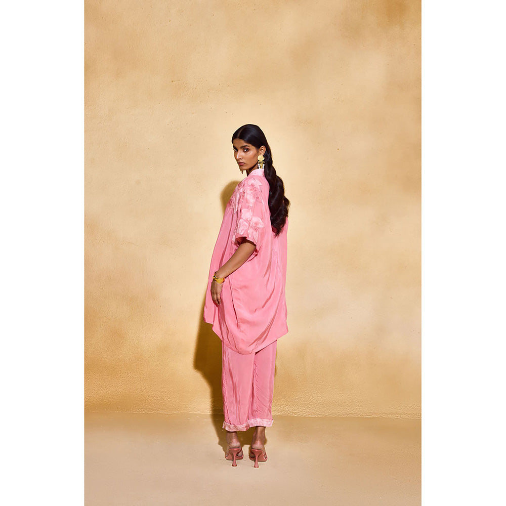 EchoStudio Pink Pearl Co-Ord (Set of 2)