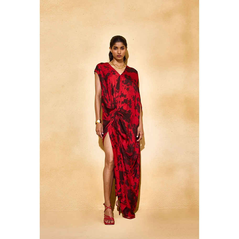 EchoStudio Red Raya Dress