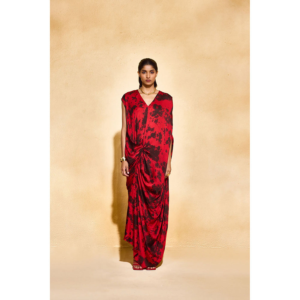 EchoStudio Red Raya Dress
