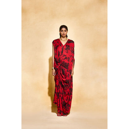EchoStudio Red Raya Dress