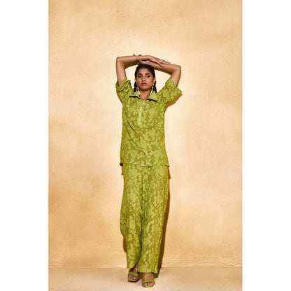 EchoStudio Green Moss Co-Ord (Set of 2)