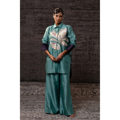 EEDA Gulnara Aqua Co-Ord Set