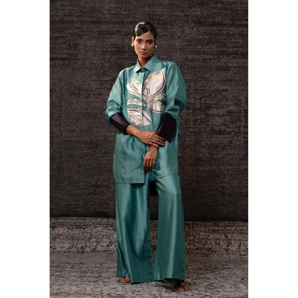 EEDA Gulnara Aqua Co-Ord Set