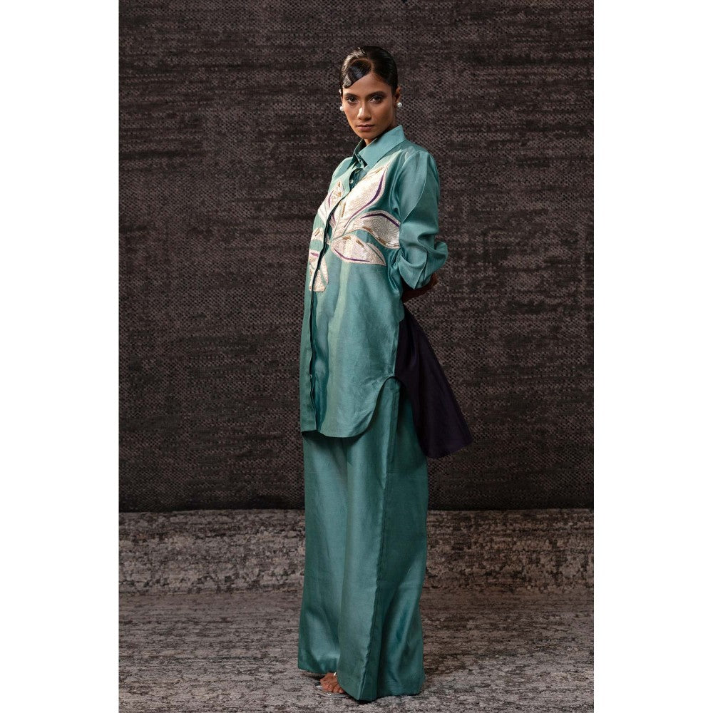 EEDA Gulnara Aqua Co-Ord Set