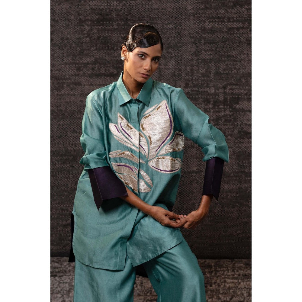 EEDA Gulnara Aqua Co-Ord Set