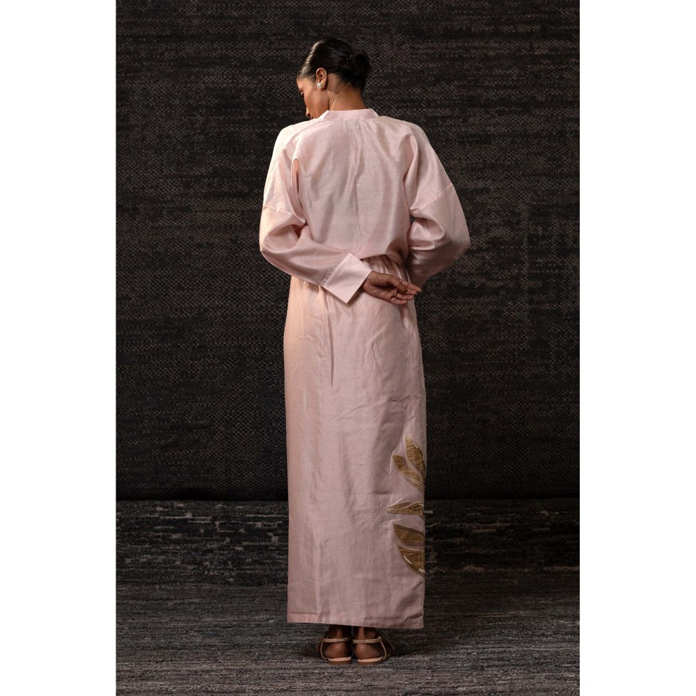 EEDA Pink Shirt with Skirt