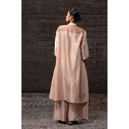 EEDA Beige Gulnar Yolk Co-Ord Set