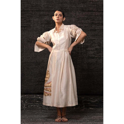EEDA Gulnaar Ivory Dress