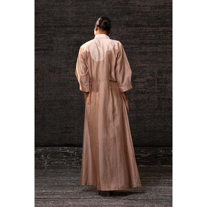 EEDA Gulnaar Rosewood Yolk Dress