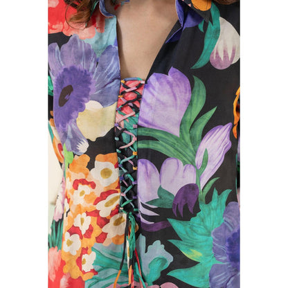 EESHA GUPTA Black Myra Muslin Co-Ord (Set of 2)