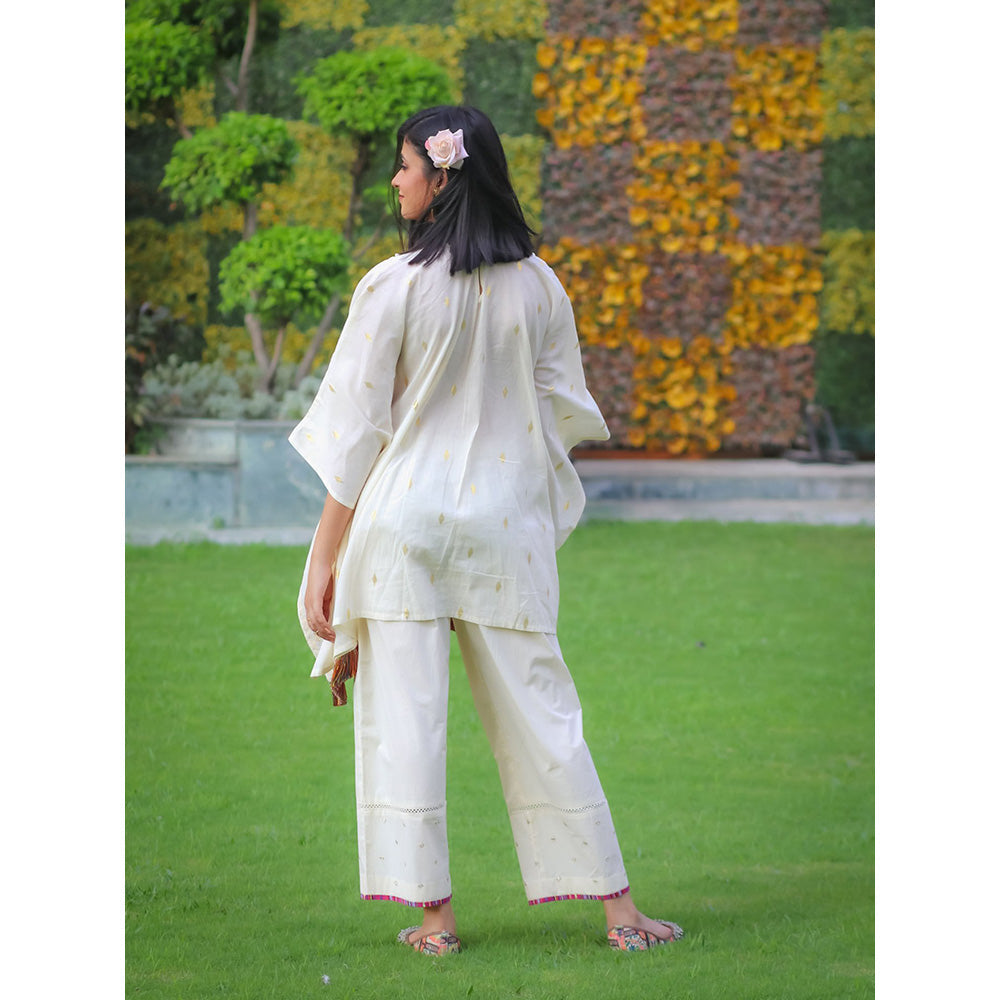 Ekavira Gul Knee Length Kaftan (Set of 2)